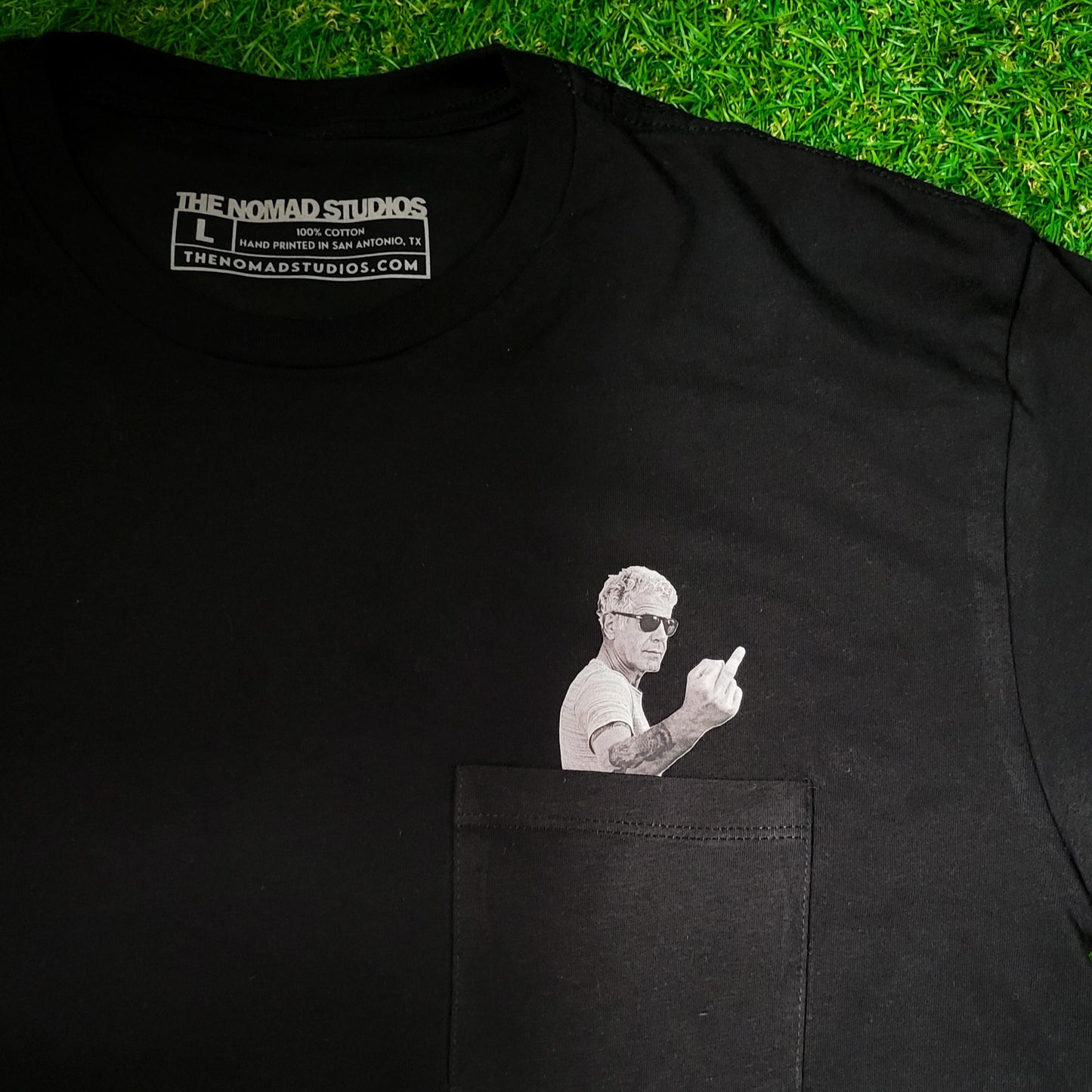 Anthony Bourdain Pocket Tee